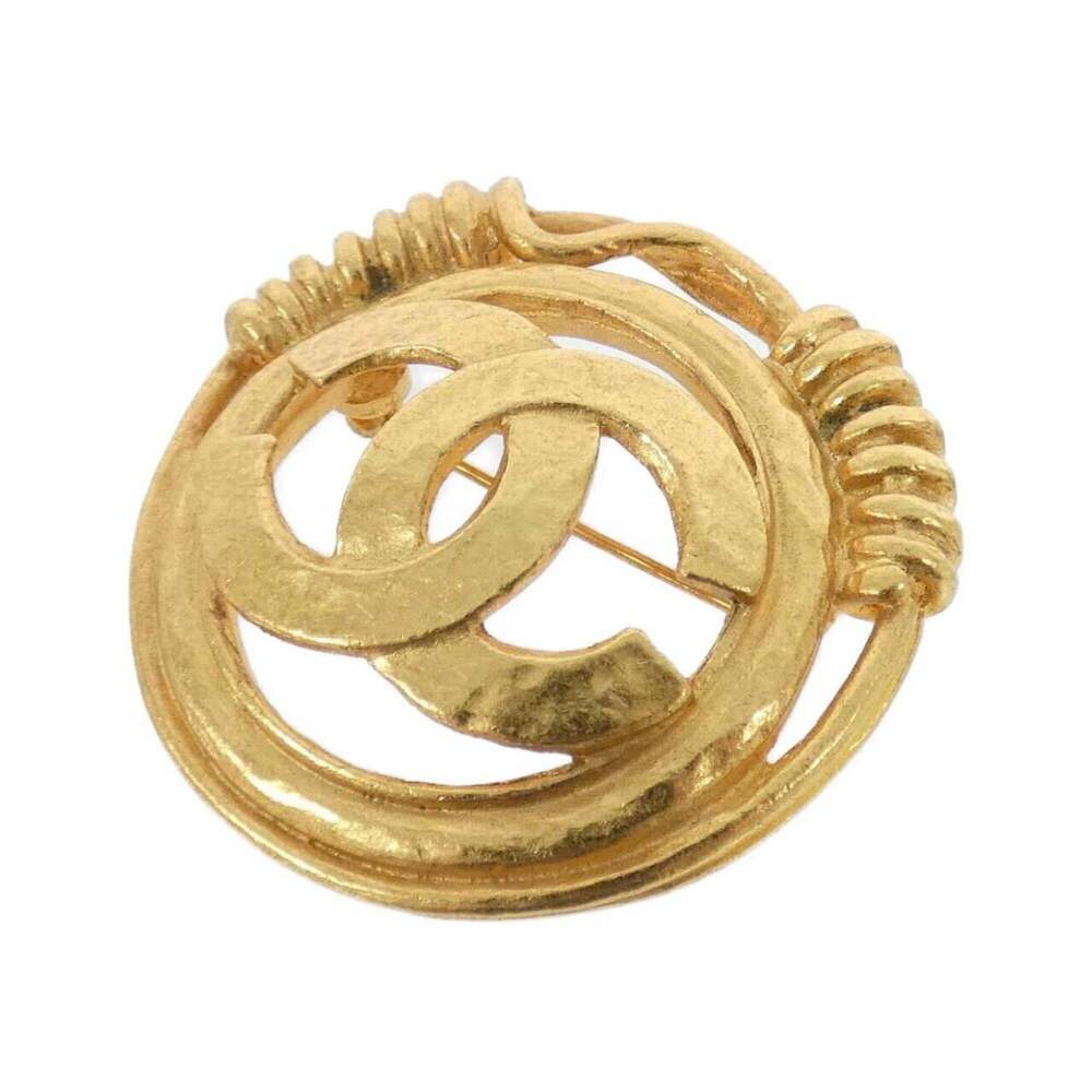 CHANEL Gold Brooch - Picture 1 of 4